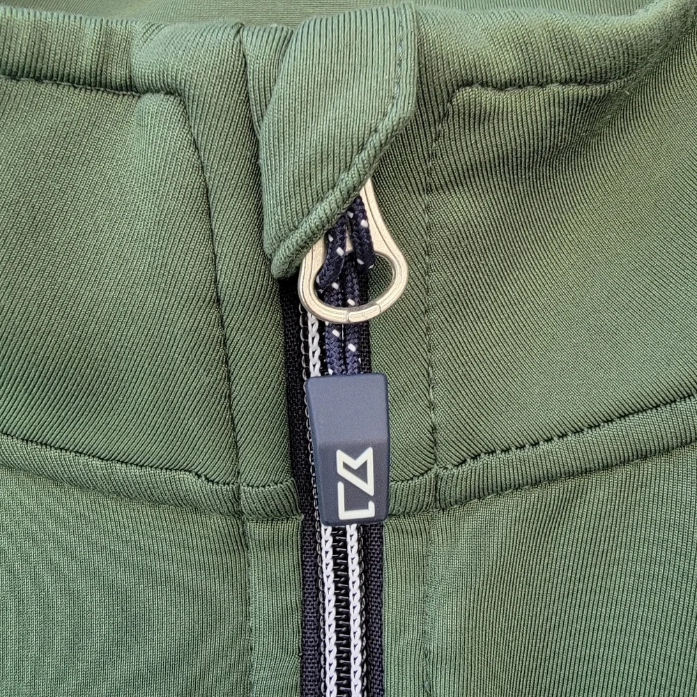 Cutter & Buck Adapt Eco Knit Stretch Quarter Zip Pullover golf Mens XXL Green